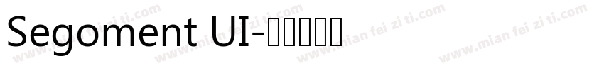 Segoment UI字体转换